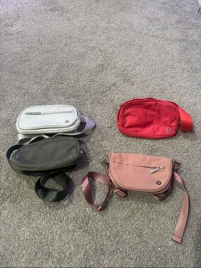 lululemon athletica Crossbody Bag Set in White, Red, Olive, Blush
